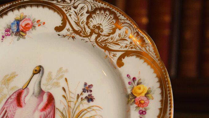 Plates from the Nantgarw Macintosh Bird Service 3