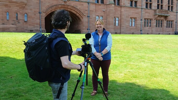 Katie W farming filming story pic